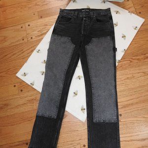 Hudson Tyler Herro Black Gray Jeans Sz 32...C1024